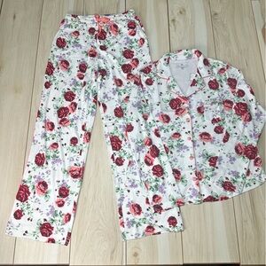 Karen Neuburger Women's Pajama Set – Style RLK0336 – Size Medium New Floral Rose